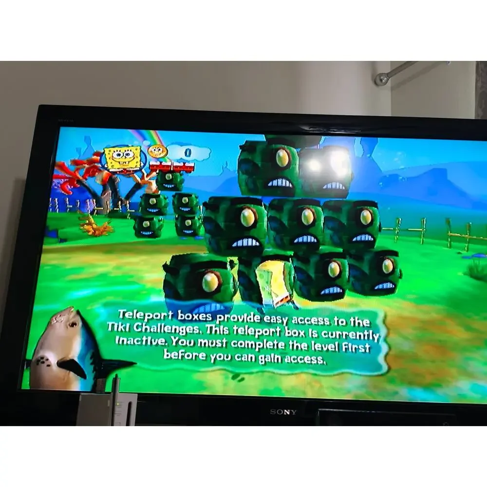 SpongeBob's Truth or Square Nintendo Wii Game Disc Only